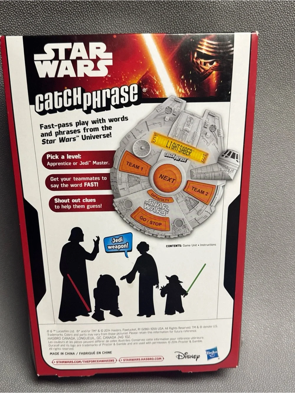 Star Wars Catch Phrase Millennium Falcon
